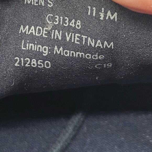 Cole Haan Shoes Mens 11.5 Grand OS Oxford Navy Brown Quiet Luxury Workwear - Picture 6 of 7